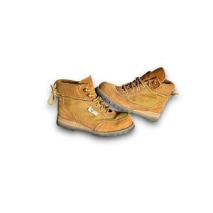 VINTAGE 70s Rocky Mountain Womens Hiking Boots 40‎ Vibram Sole Brown Outdoor USA
